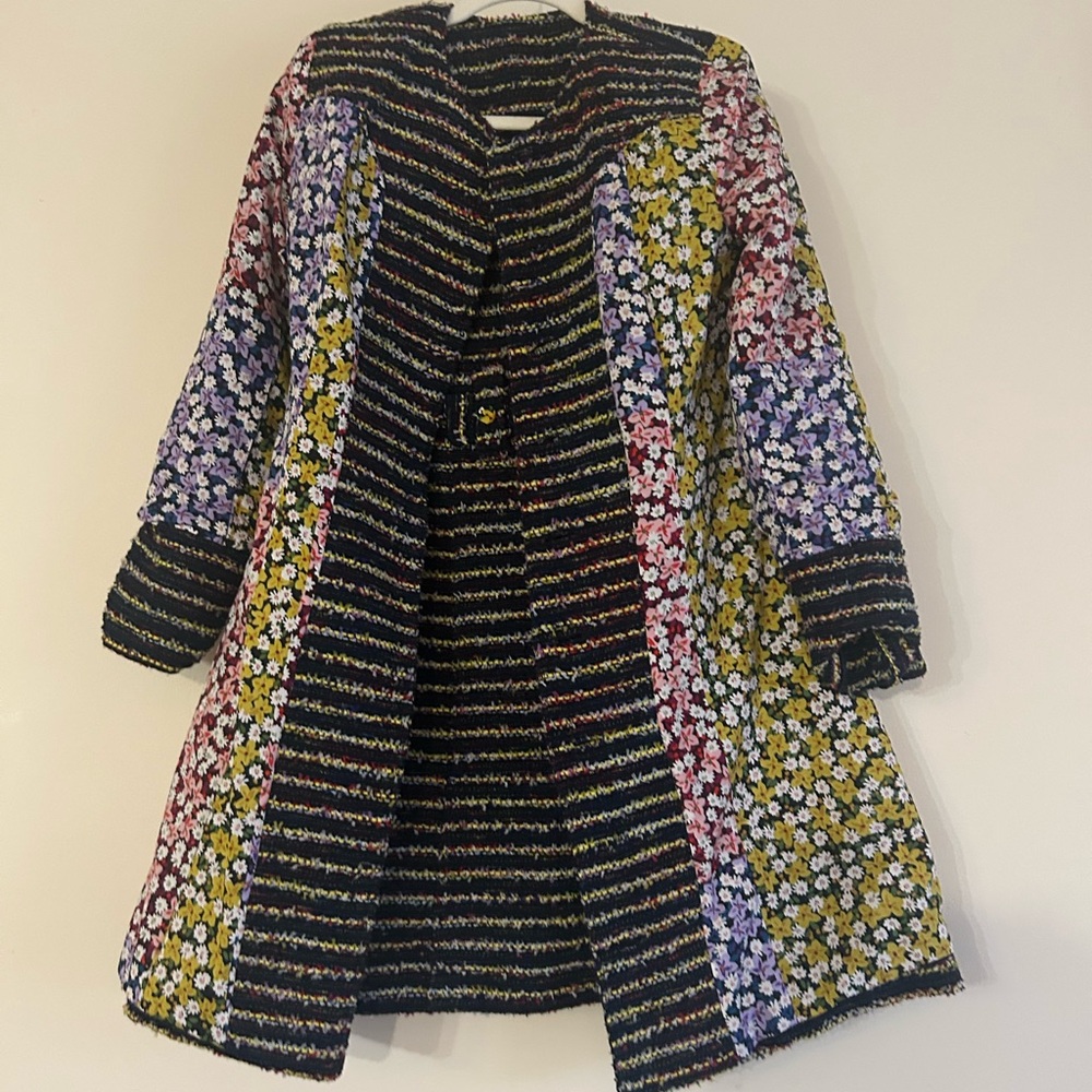Cabi tweed coat with floral lining - Picture 11 of 14